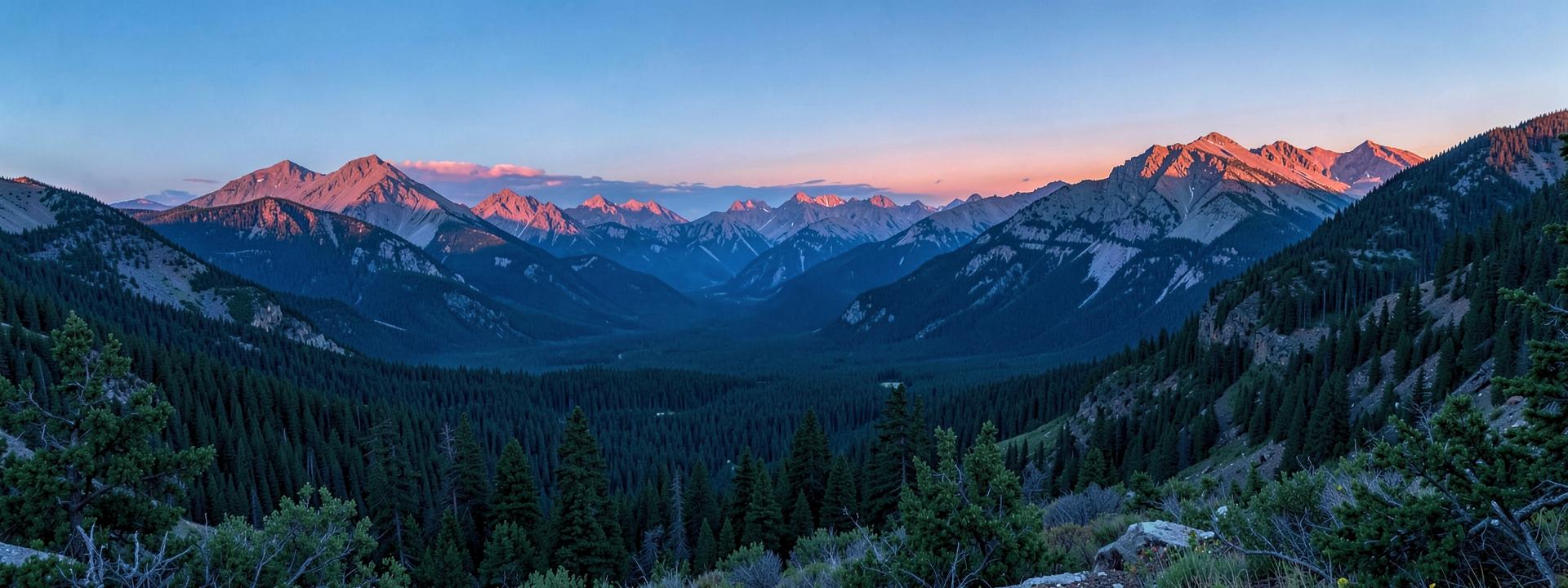 Dawn over the San Juan wilderness